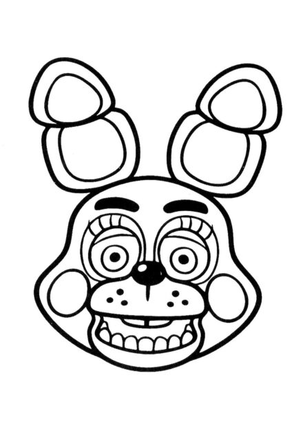 Toy Bonnie Colouring Page