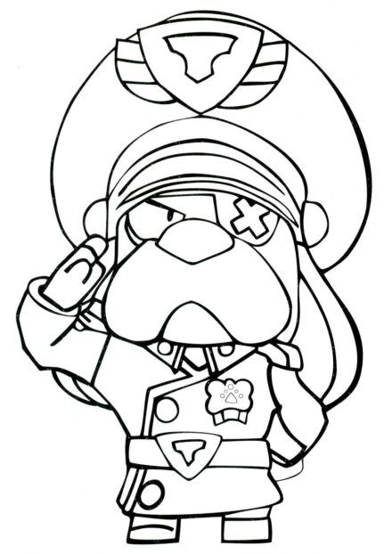 Colouring Page General Gavs