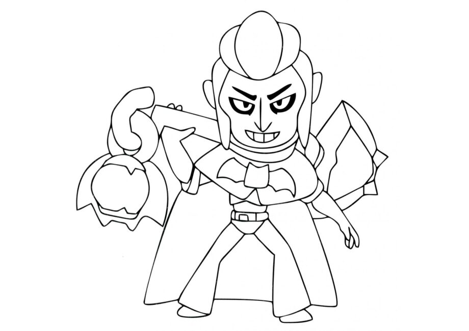 Colouring Page Mortis