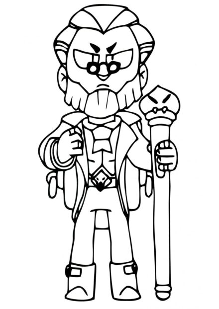 Colouring Page Byron