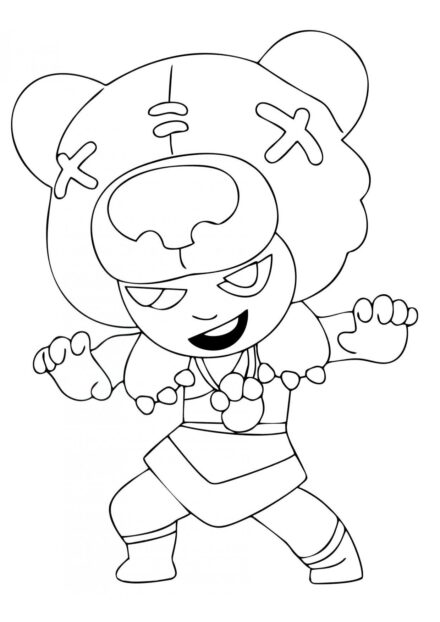 Colouring Page Nita