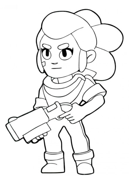 Colouring Page Shelly