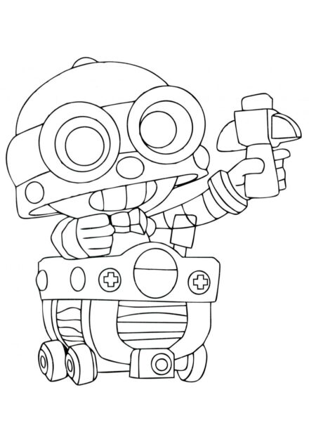 Colouring Page Carl