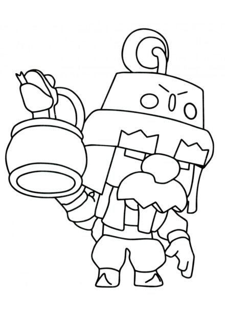 Colouring Page Merchant Gale