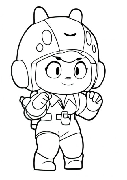 Colouring Page Bea