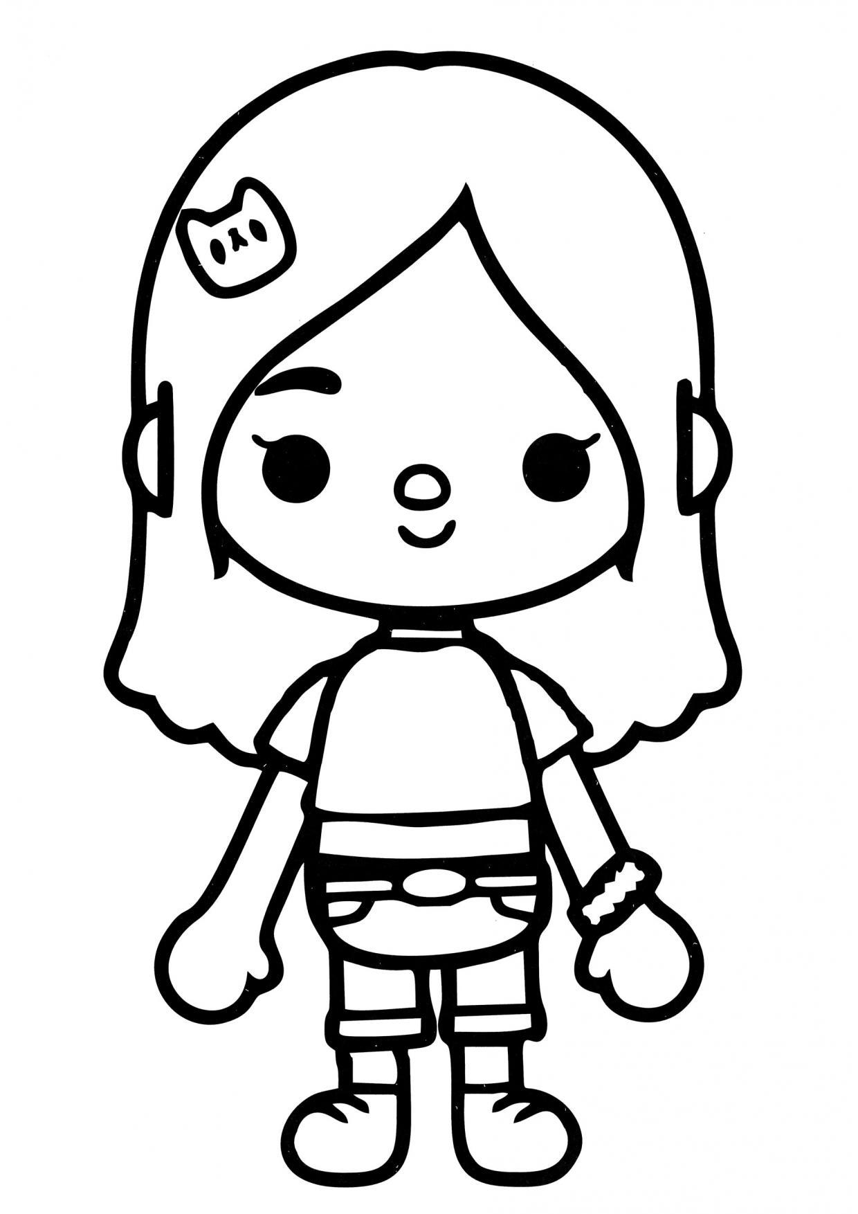 Toca Boca World Colouring Pages | Print on A4 | Download PDF