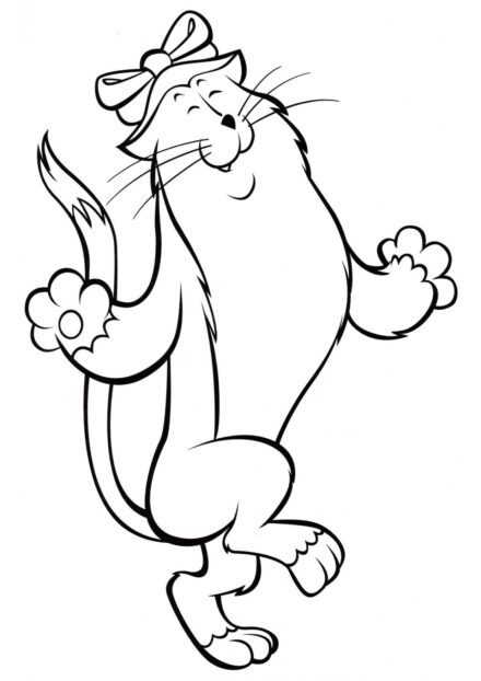 Colouring Page: Landlady's Cat