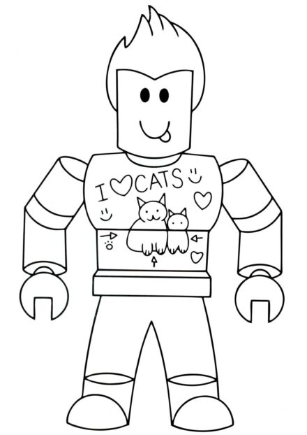 Colouring Page: Denis Daily Skin